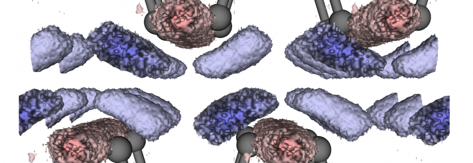 Charge density difference in phosphorene