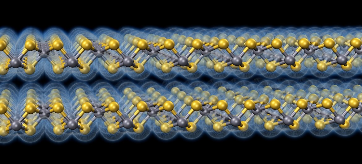 TiS2 bilayer electron density visualisation